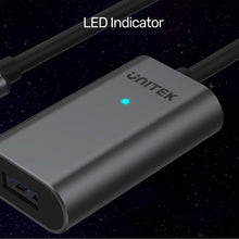 UNITEK U304A USB - C to USB - A Active Extension Cable 5M 5Gbps with DC Jack for Webcam Microphone - UGREEN PAKISTAN