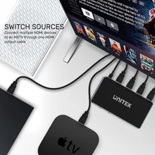 UNITEK V1110A 4K HDMI Switch 5 In 1 Out 4K@30Hz IR Remote 3D Pass - Through Dolby TrueHD DTS - HD - UGREEN PAKISTAN