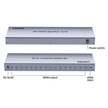 UNITEK V1137AGY01 - EU 4K HDMI Splitter 1x16 4K@30Hz Cascading for PS4 Xbox Blu - ray Digital Signage - UGREEN PAKISTAN