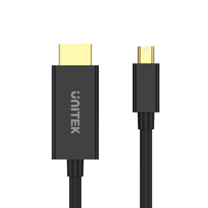 UNITEK V1152A Mini DisplayPort to HDMI Cable 2M 4K@30Hz for Surface Pro Laptop Monitor HDR