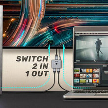 UNITEK V1163A HDMI Bidirectional Switch 2x1 or 1x2 8K@60Hz 4K@120Hz One - Key Switch for PS5 Xbox - UGREEN PAKISTAN