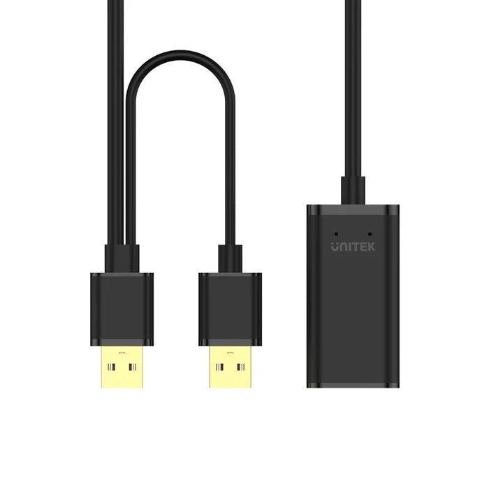 UNITEK Y-277 USB 2.0 Active Extension Cable 5M 480Mbps for Webcam Printer Microphone