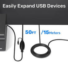 UNITEK Y - 3003C USB 3.0 Active Extension Cable 15M 5Gbps Dual Signal Boosters DC 5V for Webcam Printer - UGREEN PAKISTAN