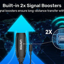 UNITEK Y - 3003C USB 3.0 Active Extension Cable 15M 5Gbps Dual Signal Boosters DC 5V for Webcam Printer - UGREEN PAKISTAN