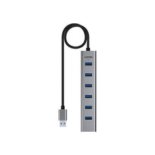 UNITEK Y - 3090 uHUB S7 7 - Port USB 3.0 Powered Hub with Aluminum Housing & 5Gbps SuperSpeed Data Transfer - UGREEN PAKISTAN