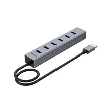 UNITEK Y - 3090 uHUB S7 7 - Port USB 3.0 Powered Hub with Aluminum Housing & 5Gbps SuperSpeed Data Transfer - UGREEN PAKISTAN