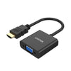UNITEK Y-6333 HDMI to VGA Adapter 1080P with Audio Output 3.5mm for PC Monitor Projector