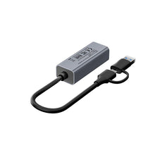 UNITEK Y-3465A USB-C to Gigabit Ethernet Adapter 5Gbps 1000Mbps RJ45 for Laptop Mac Windows Plug and Play