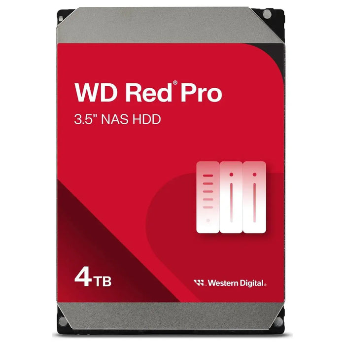 WD Red Pro 4TB NAS Hard Drive | 3.5" SATA Enterprise NAS Internal HDD