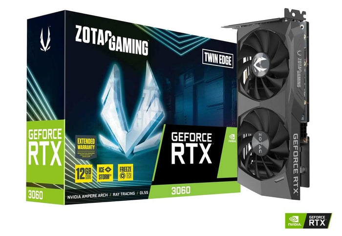 ZOTAC GAMING GeForce RTX 3060 Twin Edge 12GB GDDR6 Graphics Card
